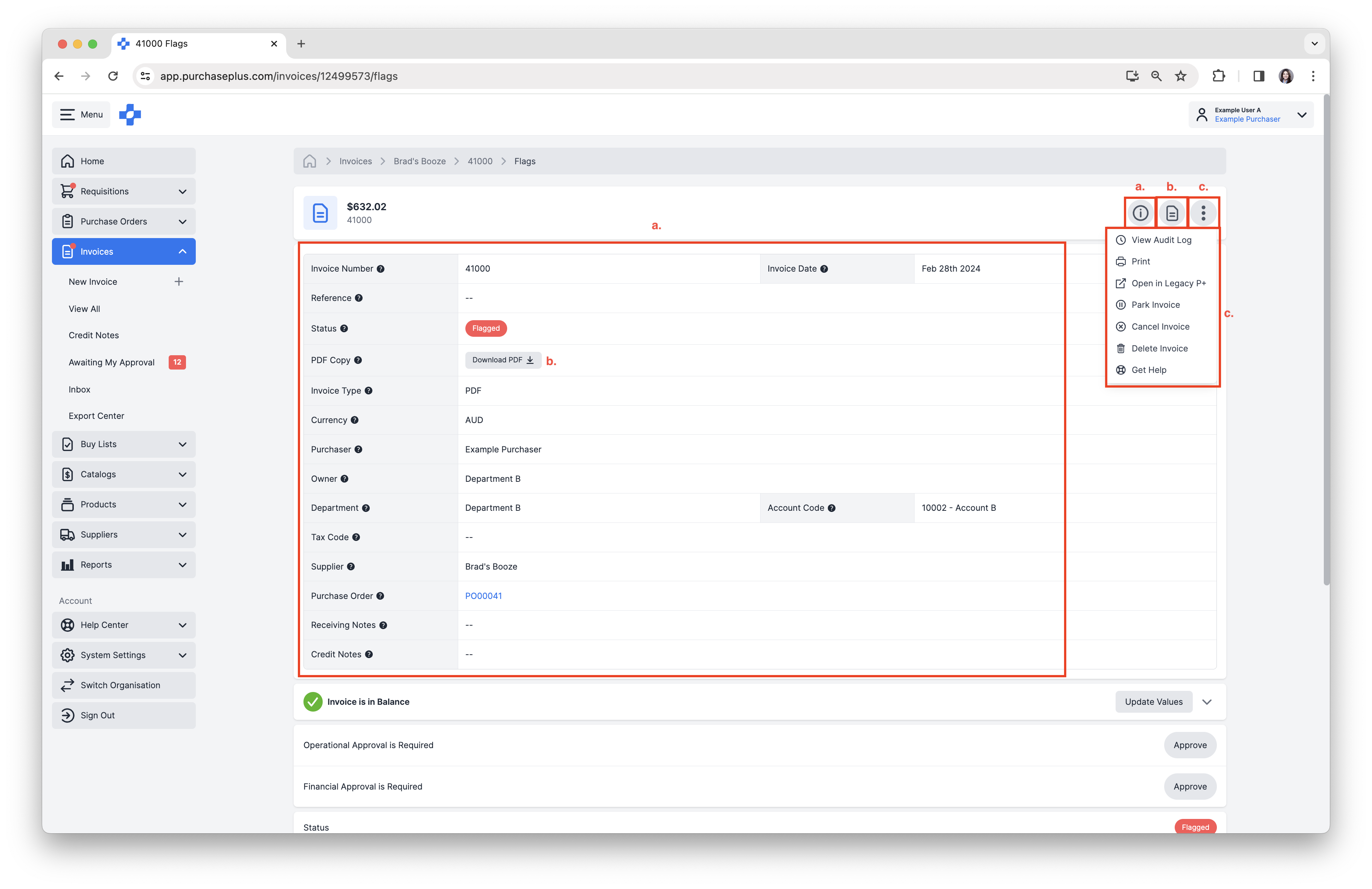 view-and-update-invoices